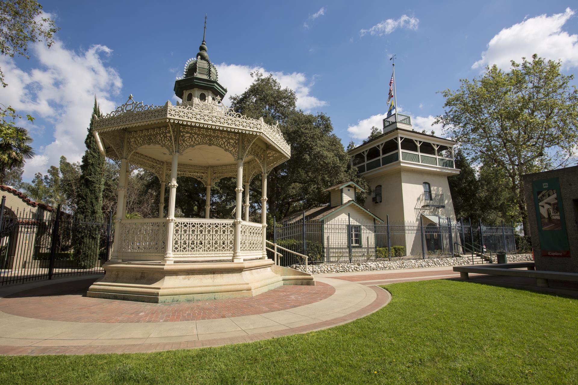 Glorietta, Pump House, and Water Tower (JPEG)