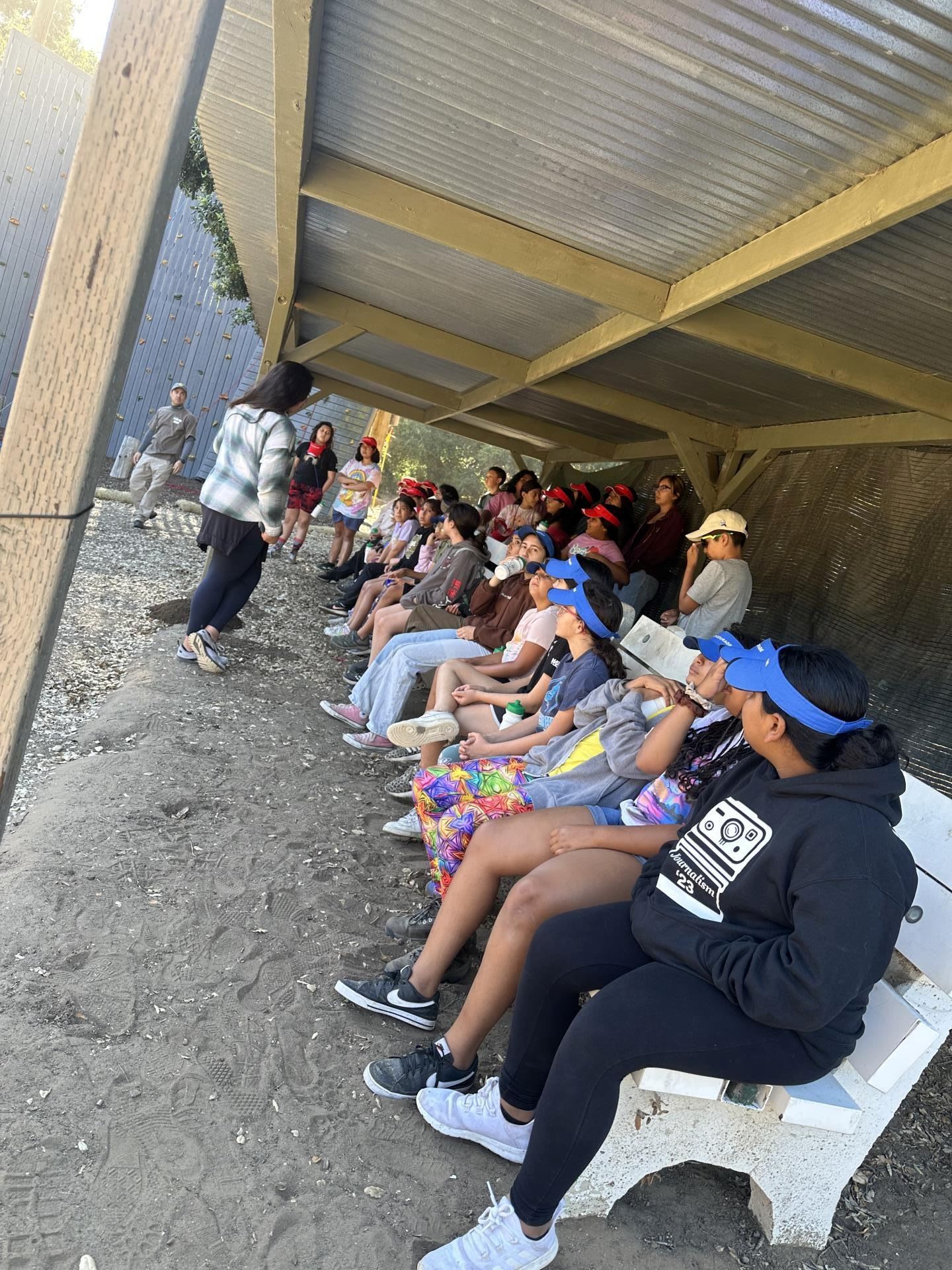 Campers Listening to Instructions (JPEG)