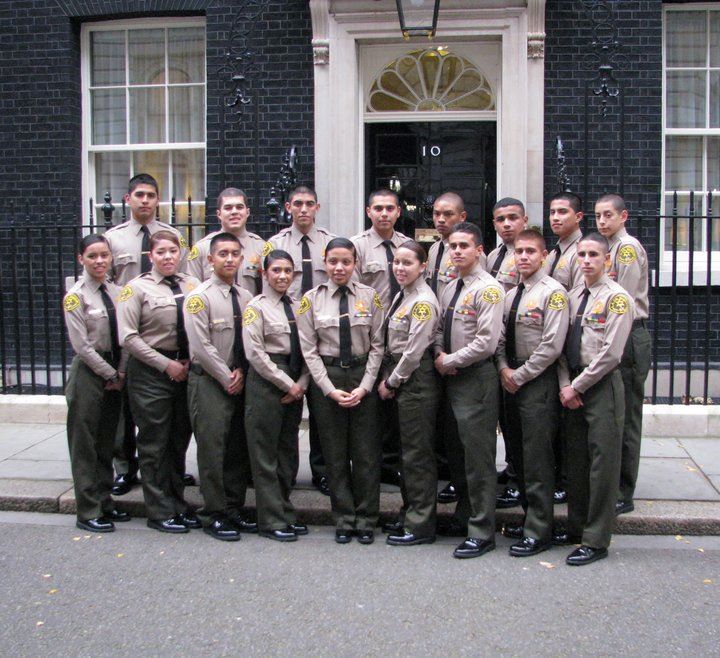Sheriff Cadets at 10 Downing Street