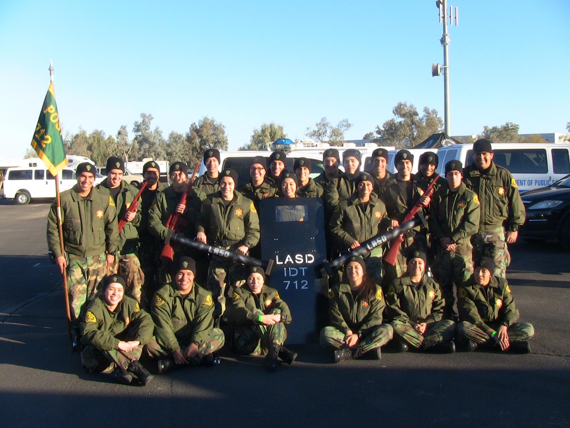 Sheriff Tactical Team With Training Equipment
